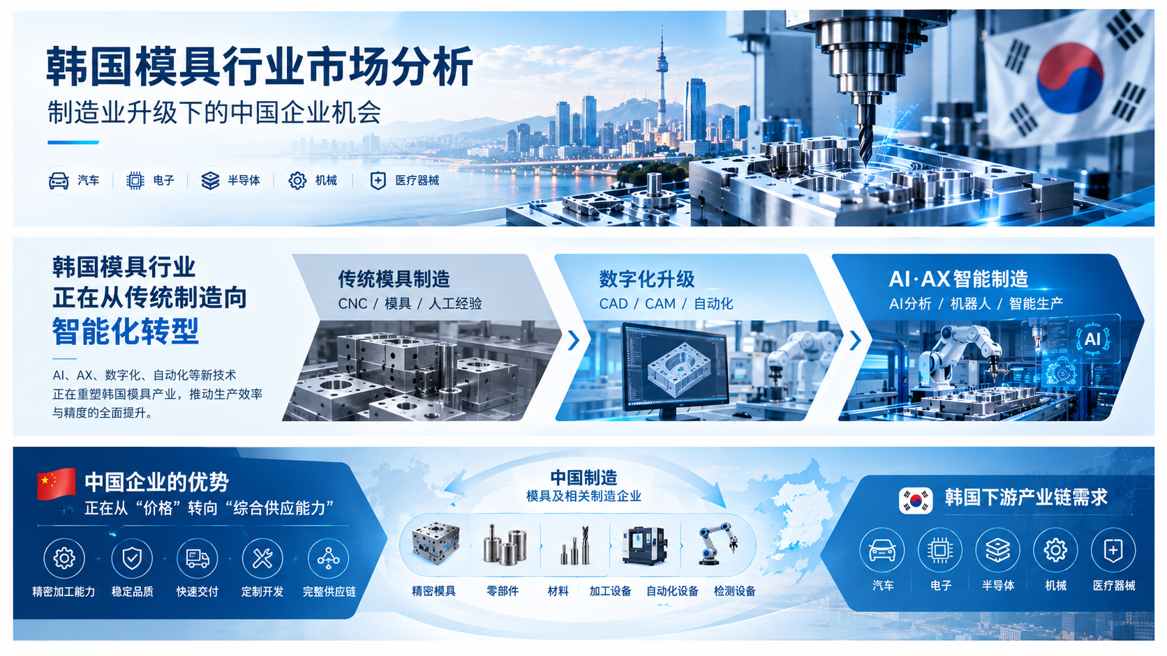 模具展：韩国模具行业市场分析：制造业升级，为中国企业打开新市场空间